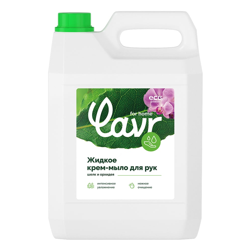 Изображение товара Жидкое крем-мыло LAVR for home шелк и орхидея 5 л гидромыло гель