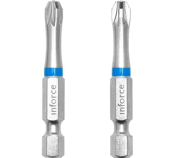 Изображение товара Бита (2 шт; PZ3; 50 мм) для шуруповерта Inforce 11-01-394