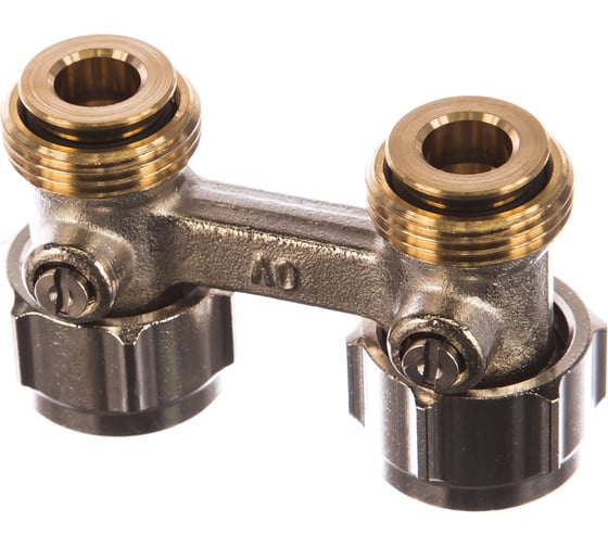 Изображение товара Узел Oventrop Multiflex F, запорно-присоединительный, прямой H-образный, 3/4", 3/4", 1015813