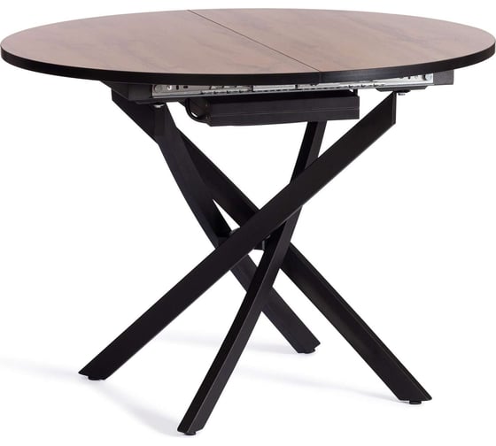 Изображение товара Стол Tetchair Manzana лдсп/hpl/металл, 100x100+30x75 см, дуб вотан/черный 20617