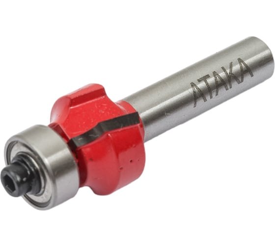 Изображение товара Фреза кромочная калевочная (19х10.3 мм; R 3.15 мм; хвостовик 8 мм) АТАКА 2516710