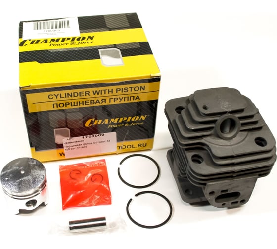 Изображение товара Поршневая группа Champion-Сервис для мотокос 33 куб.см (без прокладок) см. 033112300 1700009