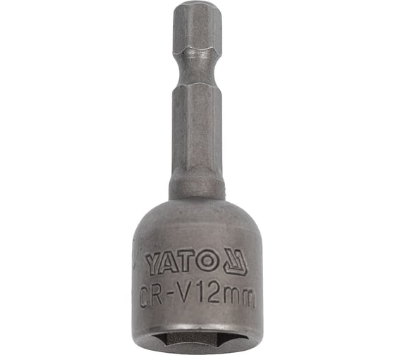 Изображение товара Насадка-головка торцевая магнитная 12х48 мм, 1/4"HEX-E YATO YT-1517