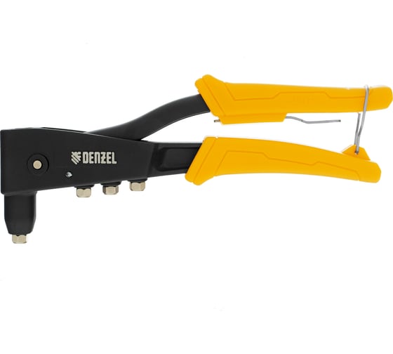 Изображение товара Заклепочник Denzel ручной, 255 мм, литой, усиленный, заклепки 2,4-3,2-4,0-4,8 мм 40441