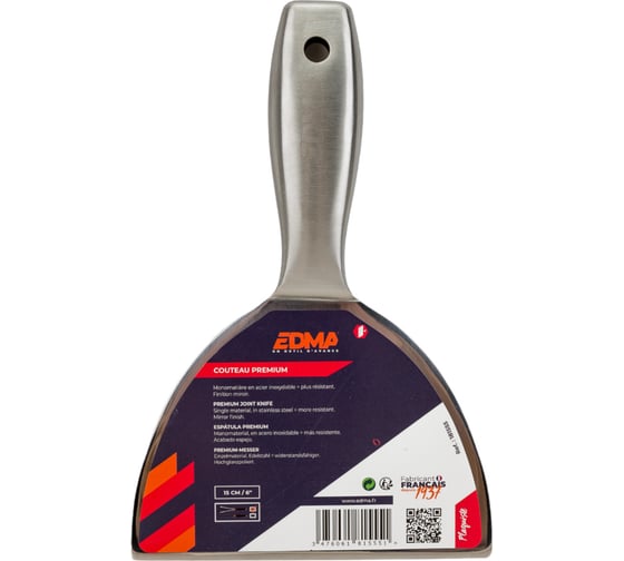 Изображение товара Шпатель EDMA малярный класса премиум 150 мм, гибкое лезвие 181555