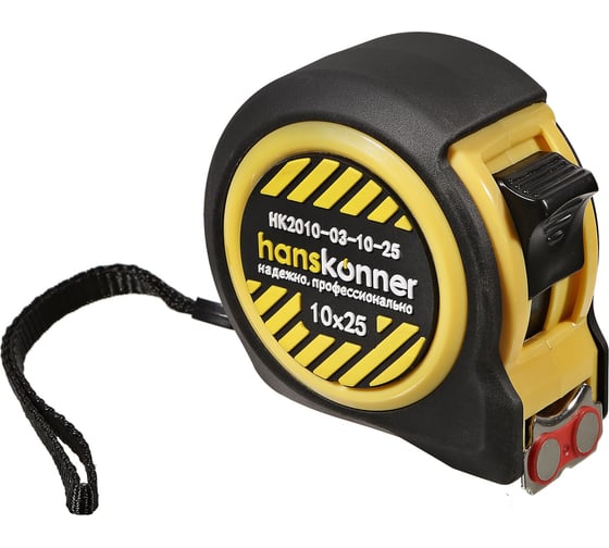 Изображение товара Рулетка Hanskonner 10x25 HK2010-03-10-25