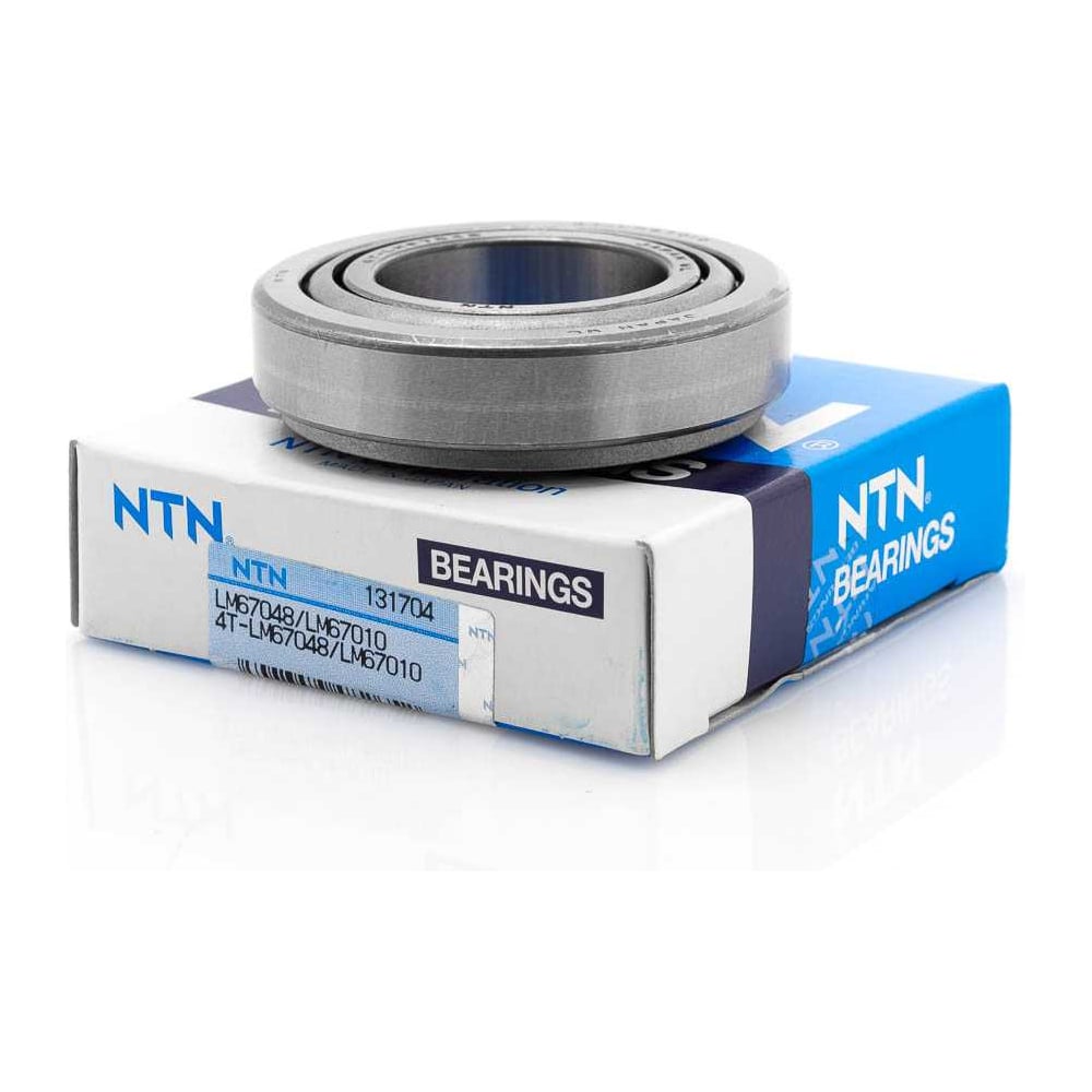 Изображение товара Подшипник NTN LM 67048 10 роликовый однорядный радиально-упорный