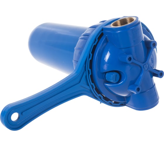 Изображение товара Корпус фильтра Профитт непрозрачный, синий HS-24 1 латунь Slim Line 3175074