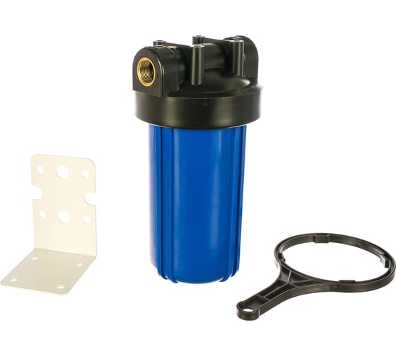 Изображение товара Корпус фильтра Профитт непрозрачный, синий HS-10ВВ 02 1 латунь Big Blue 3175043