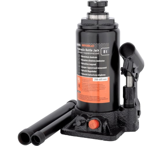 Изображение товара Гидравлический домкрат АвтоDело 8 т, 200-405 мм 43080 10124