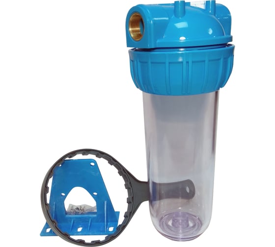 Изображение товара Корпус фильтра Профитт прозрачный HS-24 3/4 латунь Slim Line 3175005