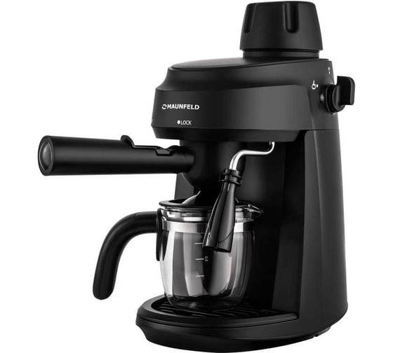 Изображение товара Кофемашина рожкового типа MAUNFELD MF-733BK