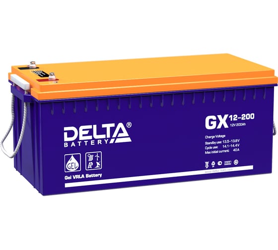 Изображение товара Батарея аккумуляторная Delta GX 12-200