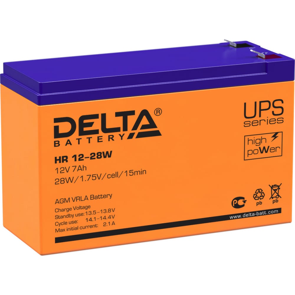 Аккумулятор DELTA HR 12-28 W