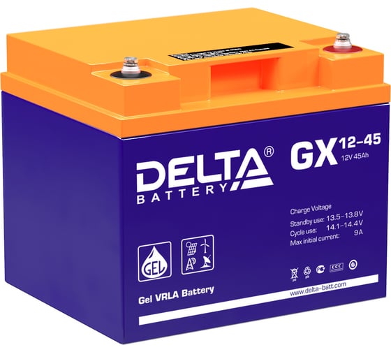 Изображение товара Батарея аккумуляторная Delta GX 12-45