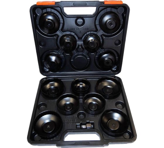 Изображение товара Набор ключей масляного фильтра чашка АвтоDело 15 пр. 40535 16023