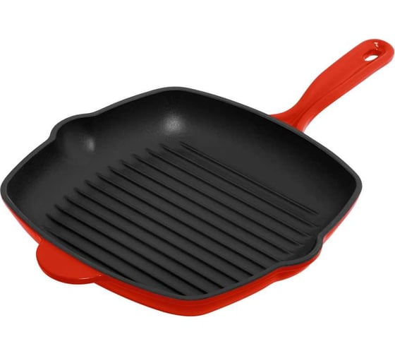 Изображение товара Сковорода-гриль из эмалированного чугуна MAUNFELD devon 27x27 см MGP27CE16R