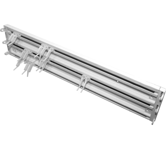 Изображение товара Алюминиевый трехполосный карниз Эскар katal 10 в сборе, 4,0 м, арт. 2424101400