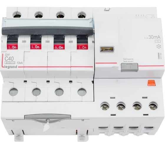 Изображение товара АВДТ Legrand DX3 4П C40А 30MA-AC 7м 411190