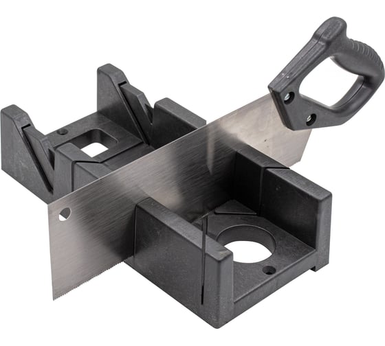 Изображение товара Стусло РемоКолор 300x140x78мм пластиковое, ножовка 300мм, (шт.) 42-4-203