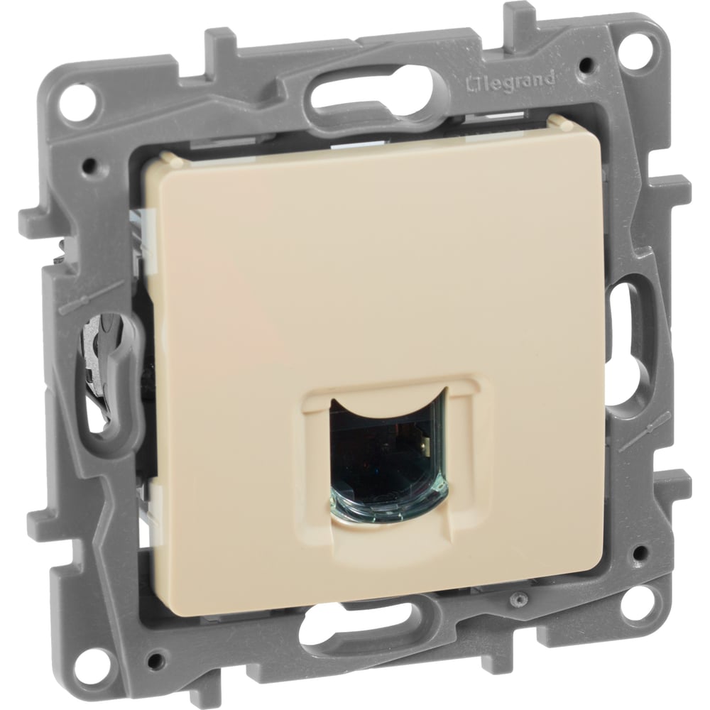 фото Розетка legrand etika rj45 6 utp слоновая кость 672353