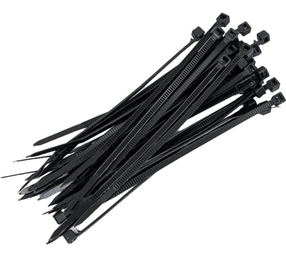 Изображение товара Нейлоновые стяжки HEADROCK черные, 3x100, 100 шт. 278-100-3100