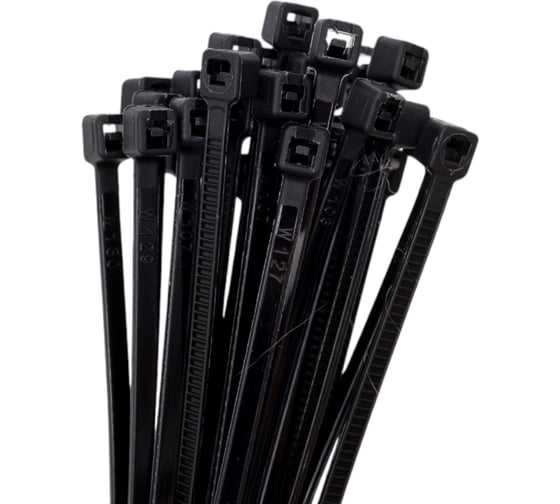 Изображение товара Нейлоновые стяжки HEADROCK черные, 3x200, 100 шт. 278-100-3200