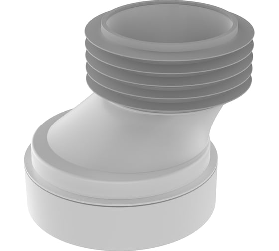 Изображение товара Манжета для унитаза MasterProf жесткая эксцентрическая, 110 мм, смещение 40 мм ИС.110721