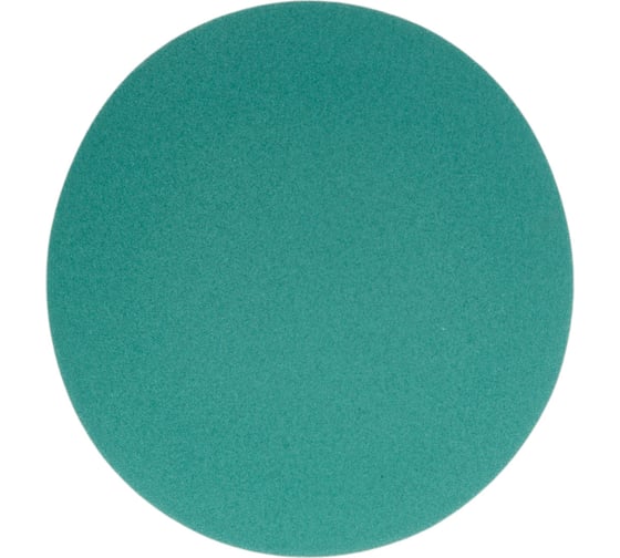 Изображение товара Диск абразивный с липучкой DTC-Film (green) 150 мм, 0 отверстий, P120, 5 шт BRUSHTEX 150G0-120