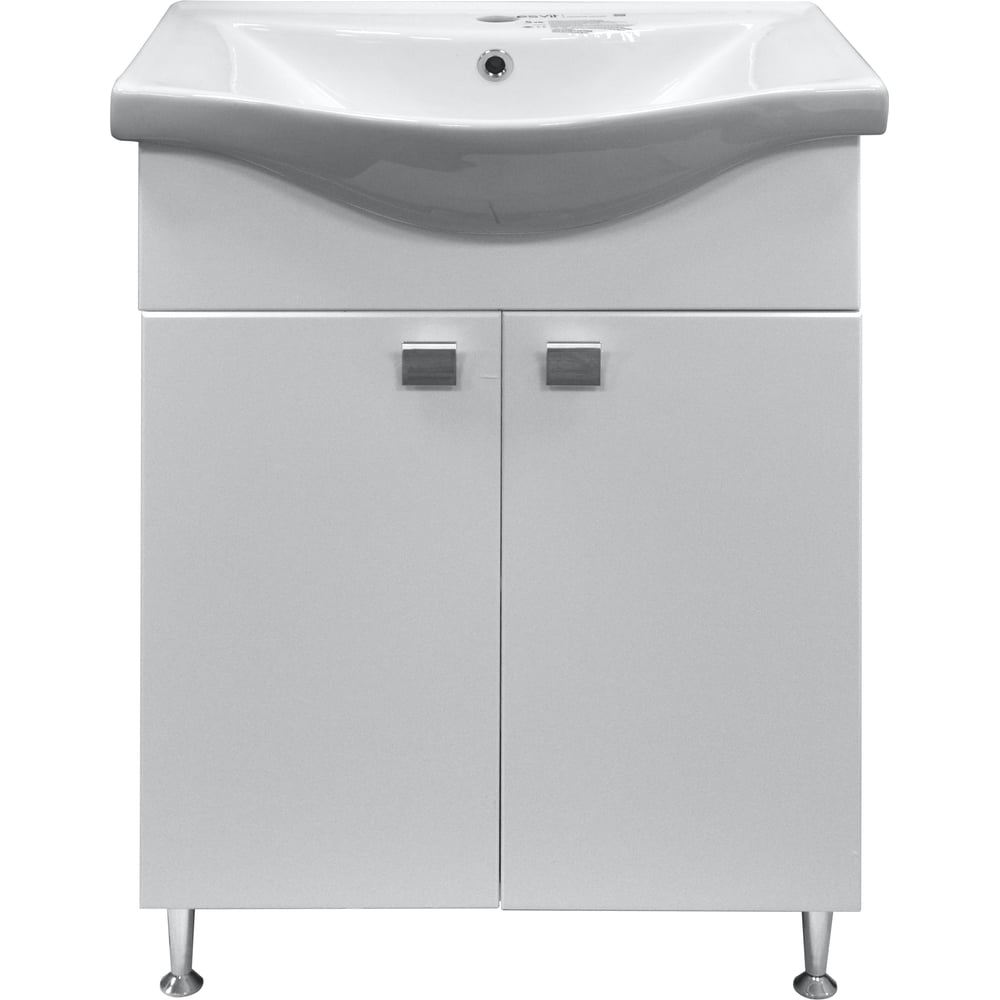 Комплект Loranto тумба София 60 с раковиной Basic 60 (600x820x460) 00079242