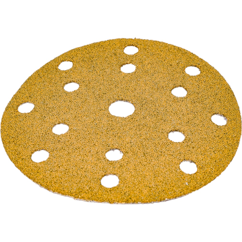 Изображение товара Диск абразивный с липучкой Sandpaper yellow 150 мм P40 5 шт BRUSHTEX