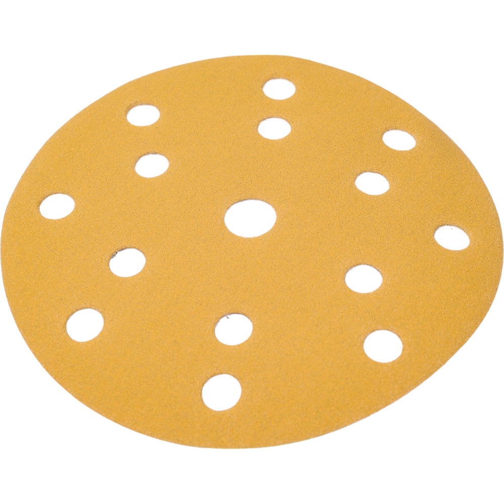 Изображение товара Диск абразивный с липучкой Sandpaper yellow 150 мм P180 5 шт BRUSHTEX