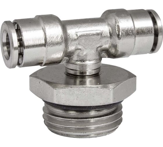 Изображение товара Фитинг цанга тройник, поворотный Cn-T-1/2M-6 для полиуретана и пластиковых трубок PI TOOLS Арт. 5765