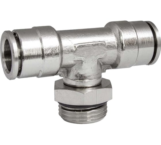 Изображение товара Фитинг цанга тройник, поворотный Cn-T-3/8M-10 для полиуретана и пластиковых трубок PI TOOLS Арт. 5741