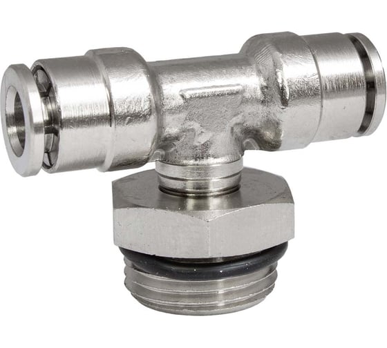 Изображение товара Фитинг цанга тройник, поворотный Cn-T-3/8M-6 для полиуретана и пластиковых трубок PI TOOLS Арт. 5727