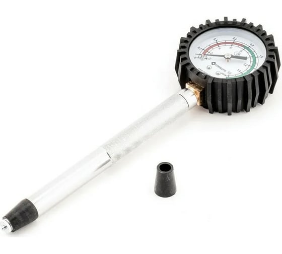 Изображение товара Компрессометр TOPAUTO удлиненный ГАЗ 406 дв., манометр в резиновом чехле 11131