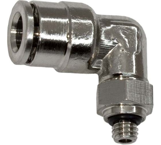 Изображение товара Фитинг цанга угловой поворотный м5 наружняя – 6 мм PI TOOLS 5482