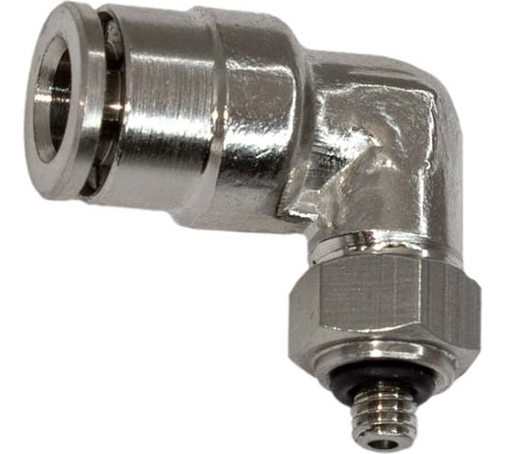 Изображение товара Фитинг цанга угловой поворотный м4 наружняя – 6 мм PI TOOLS 5468