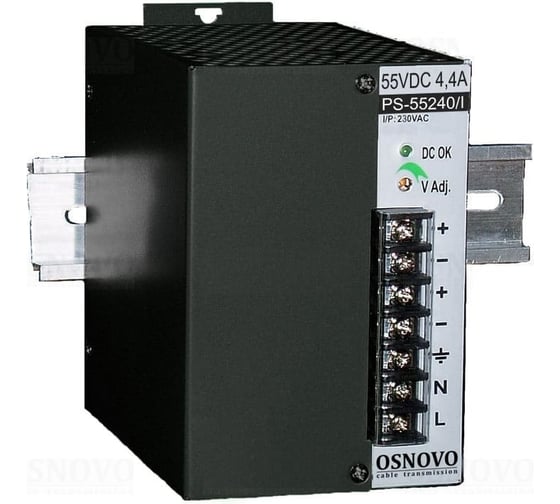 Изображение товара Промышленный блок питания OSNOVO PS-55240/I sct1190