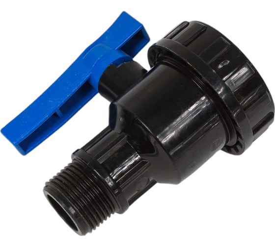 Изображение товара Шаровой компрессионный кран Политэк вр/нр 1x3/4 тпк-аква 552220134