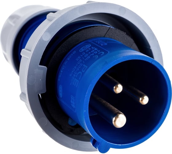 Изображение товара Кабельная вилка PCE 16А 220V 1P+N+E IP67 0132-6
