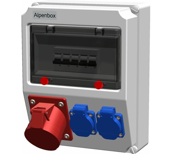 Изображение товара Навесной щит с розетками ALPENBOX 0010009