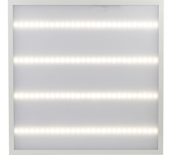 Изображение товара Светодиодный светильник ЭРА SPO-6-48-4K-M (4) 595x595x19 48Вт 4200Лм 4000К матовый c проводом Б0035359