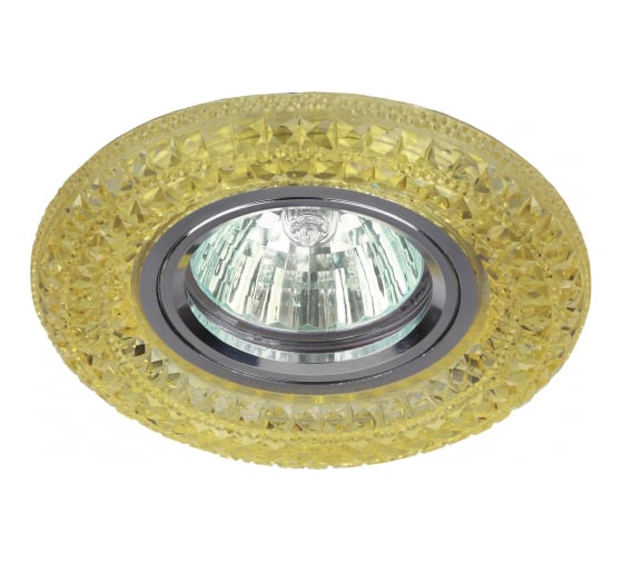 Изображение товара Светильник ЭРА DK LD3 YL/WH декор cо светодиодной подсветкой MR16, желтый Б0028092