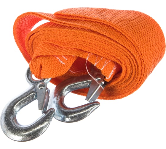 Изображение товара Буксировочный трос TOPAUTO БУКСИР 5 т, 2 крюка, 4 метра, в пакете 58442