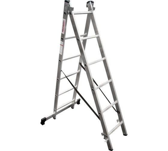 Изображение товара Алюминиевая двухсекционная лестница Новая Высота NV1220 2x6 1220206