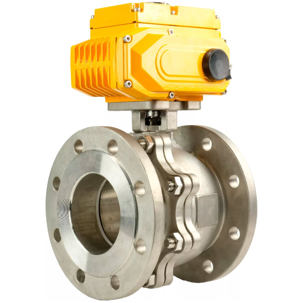 Изображение товара Шаровой кран DN.ru КШФП 316 200 Ду150 Ру16 электропривод QT-060 24В Изображение товара Шаровой кран DN.ru КШФП 316 200 Ду150 Ру16 электропривод QT-060 24В