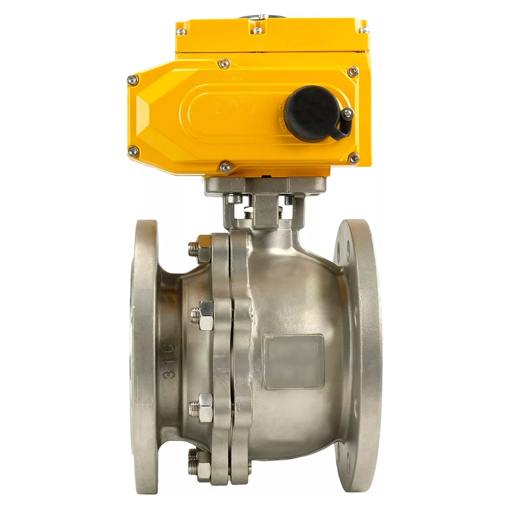 Изображение товара Шаровой кран DN.ru КШФП.316.200 Ду200 Ру16 с электроприводом