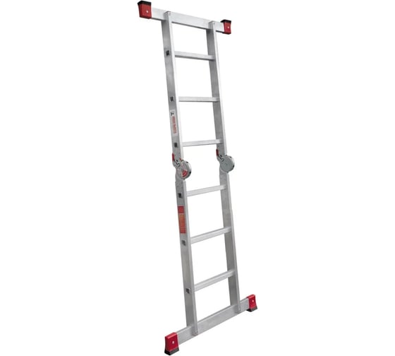 Изображение товара Шарнирная двухсекционная лестница Новая Высота 2x3 604423 3310203