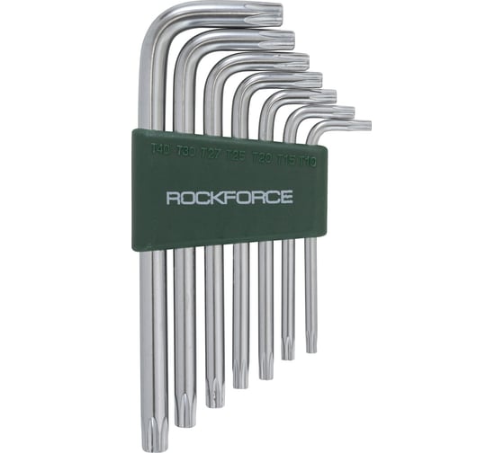 Изображение товара Набор ключей Rockforce торкс Г-образных ударопрочных T10H-40H RF-5071T(5802)